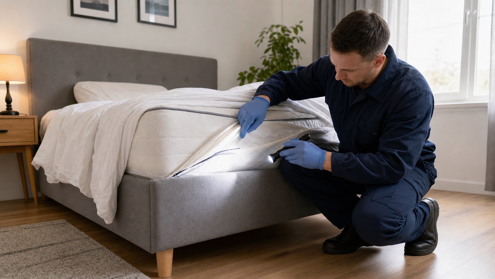 Bed inspection during treatment in Olsztyn